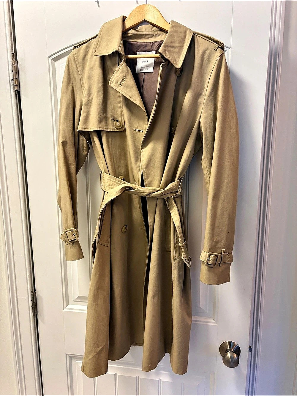 Mango Women's Trench Coat in Brown